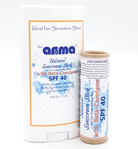 Our Aroma Original Sunscreen Face Stick, Broad Spectrum SPF 40 75g