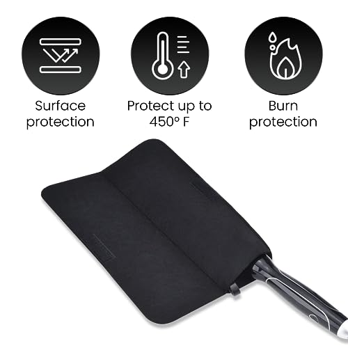 Glamza Extreme Heat Protection Hair Straightener Mat Safety Tongs Resistant Cover Case