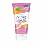St. Ives Radiant Skin Face Scrub For Dull Skin Pink Lemon and Mandarin Orange Dermatologist-Tested Face Wash Scrub With 100 percent Natural Exfol