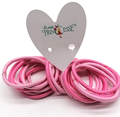 La Petite PrincesseThick red hair bobbles Red Hair bands, School Uniform Red Hair Elastic Bands Ponytail Holders Hair Bands Hair Bobbles for Wome