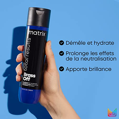 Matrix | Brass Off | Blue Toning Conditioner to Correct Orange Undertones for Lightened Brunette Hair, Total Results