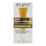 Balance Active Formula Gold and Marine Collagen Rejuvenating Eye Serum (15 ml) - Absorbs Fast and Pleasantly Refreshes the Skin to Reduce the App