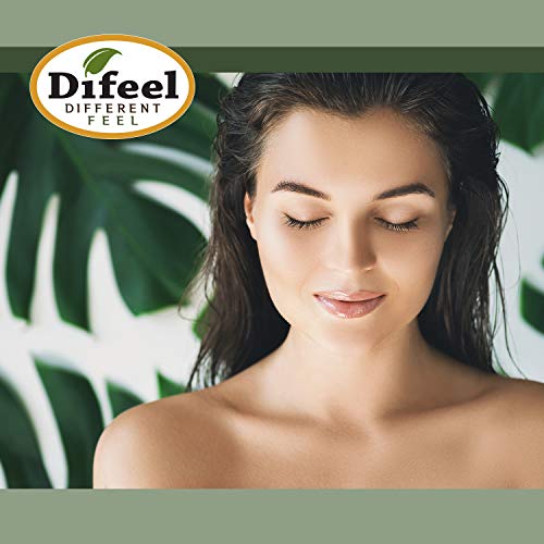 Difeel Premium Natural Hair Oil - Peppermint Oil, For Dry & Flaky Scalp, Cools & Refreshes Hair, Leaves Hair Shiny & Soft, Provides Immediate & L