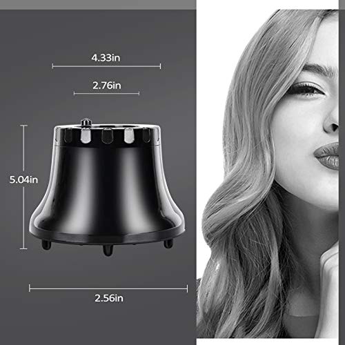 Premium Universal Hair Diffuser Adjustable from 1.37in to 2.68in for Curly and Natural Wavy Hair, Professional Hair Dryer Diffuser Attachment