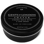 Shaper, Gents of London Men’s Hairstyling Shaper, Strong Hold, Low Shine, Texture Enhancing 75g Men’s Hair Wax, Authentic Hair Clay, Paste, Putty