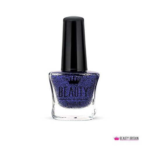 Beauty4Britain 24 x Glitter Nail Polish Set 24 Distinctive Shades 5 ML Contrasting Black Caps UK Seller