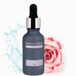 Hyaluronic acid Anti-aging Face Serum, Firming Plumping Hydrating Anti-Aging Skin Care, Rose, Beauty, Bottle with its dropper, Vegan,%100 Natural