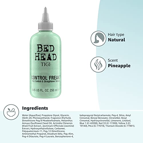 Bed Head by TIGI - Control Freak Anti Frizz Hair Serum - For Smooth Shiny Hair - 250 ml