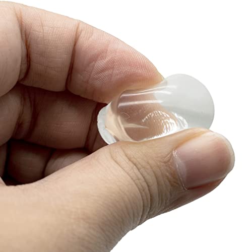 Clear Silicone Jelly Stamper, Double Sided Nail Art Stamper Transparent Nail Stamp Scraper Nail Art Jelly Stamper Manicure Silicone Nail Stamper