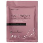BEAUTYPRO FOOT THERAPY Foot Mask with Collagen, Salicylic Acid & Argan Oil | Packed Full of Natural Ingredients | Intensely Moisturising | Bootie