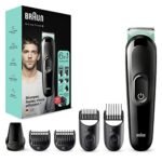 Braun 6-in-1 All-In-One Series 3, Male Grooming Kit With Beard Trimmer, Hair Clippers & Precision Trimmer, 5 Attachments, Gifts For Men, UK 2 Pin