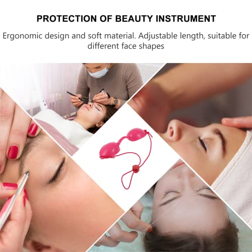 Healifty Tanning Bed Goggles Flexible Tanning Goggles Adjustable UV Eye Protection, Safety Goggle Shading Patch Safety Eye Patch for Salon Indoor