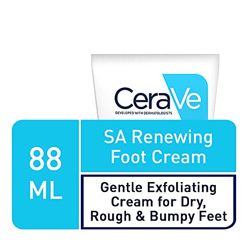 CeraVe SA Renewing Foot Cream for Extremely Dry, Rough, and Bumpy Feet 88ml with Salicylic Acid & 3 Essential Ceramides