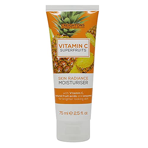 Creightons Vitamin C Superfruits Skin Radiance Moisturiser (75 ml) - Formulated with Vitamin C, Natural Fruit Acids and Enzymes for Brighter Look