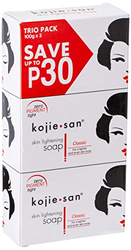 Kojie San Skin Brightening Soap - Classic 100g x 3, Triple Pack