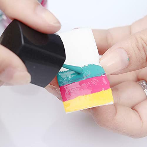 24pcs Nail Art Sponges Make Up Wedges Triangle Shape Cosmetic Wedges Foundation Beauty Tool