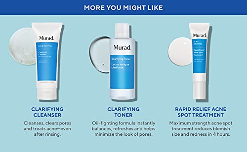 Murad Clarifying Water Gel Hydrating Face Moisturiser with Non-Greasy Finish 47ml