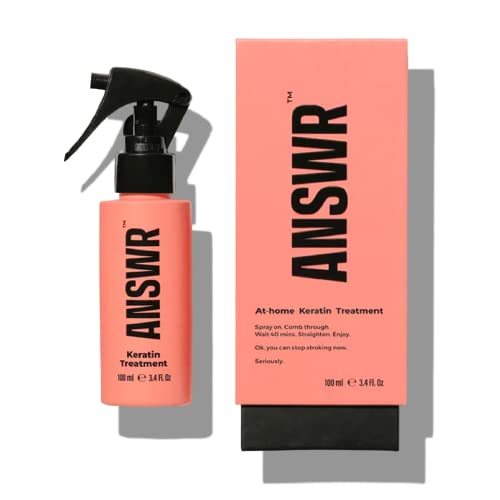 ANSWR Keratin Hair Treatment – At-home Salon Quality Keratin Smoothing Treatment for all Hair Types – Anti Frizz Hair Product – 100% Vegan – 100m