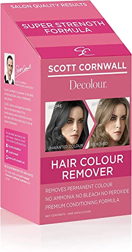 Scott Cornwall Decolour Hair Colour Remover For Dyed Hair Removes Unwanted Permanent Hair Colour