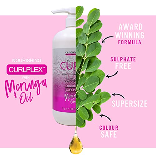 The Curl Company Supersize Sulphate-Free Conditioner (1 Litre) - Hydrates & promotes healthy, shiny curls. Created with our professional CURLPLEX
