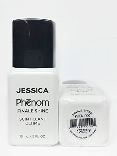 JESSICA Phenom Finale Shine Nail Polish Top Coat, 15 ml
