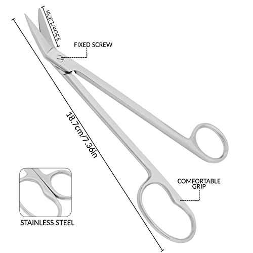 ASM® Nail Scissors - Long Handled Sharp Nail Clippers Cutters for Fingernail & Toenail Extra Long Thick Toe Nail Scissors Clippers Cutters Chirop