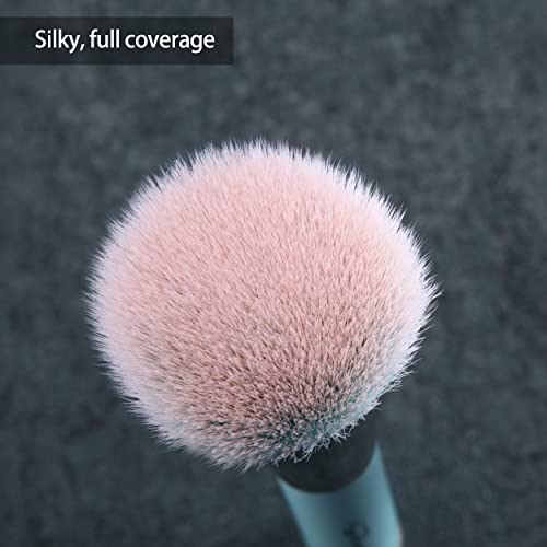 Foundation Brush Glamour Gaze Flat Top Kabuki Powder Brush Premium Synthetic Full Coverage Makeup Brush for foundation liquid Cream Buffer Blendi