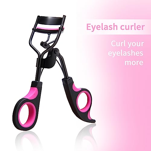 ๐๐ซ๐จ๐๐๐ฌ๐ฌ๐ข๐จ๐ง๐๐ฅ ๐๐ฒ๐๐ฅ๐๐ฌ๐ก ๐๐ฎ๐ซ๐ฅ๐๐ซ ๐๐ข๐ญ - Violet Black Lash Curlers with 10 Refills for Stunning Women's and Girls' Eyelashes