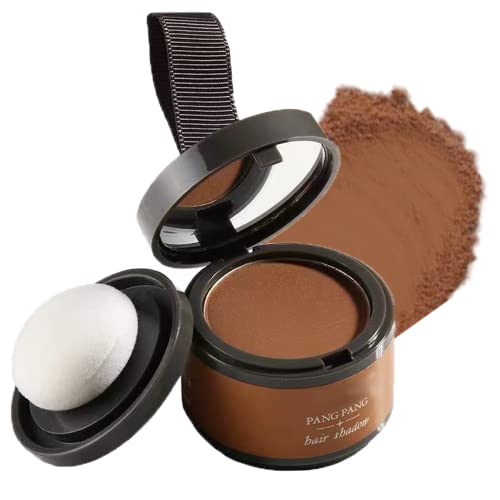 Instantly Hairline Shadow,Hairline Powder,Root Touch Up Quick Cover Brown Hair Root Concealer for Hairline,Shadow,Eyebrows, Beard,Waterproof,Lith