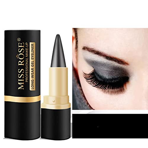 Black Eyeliner,Eyeliner Pencil Long Lasting, Quick Dry Waterproof Smudge Proof Makeup, Face Painting,Suitable For All Eye Shapes Eye Liner And Bo
