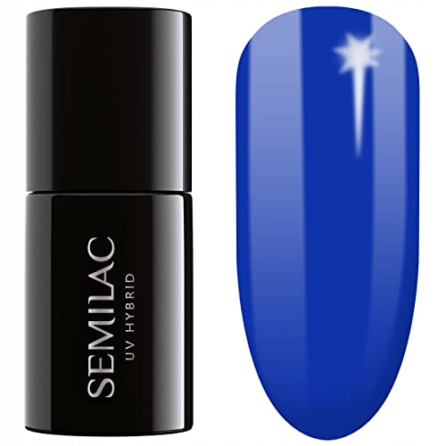 SEMILAC Gel Nail Polish | Long Lasting and Easy to Apply | Perfect for Home and Professional Manicure and Pedicure - 002 Delicate French UV Gel N