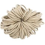 TYOREW Hair Bands, Elastic Hair Bobbles Blonde Hair Ties -No Metal Ponytail Holders, 2.5mm Bulk Hairbands for Women Men Girls, 100 Count (Pack of