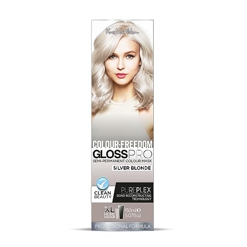 Colour-Freedom Gloss Pro 150ml Mystic Purple Semi-Permanent Hair Colour - Ultra-Vibrant Vegan Colour Mask with PurePlex | Ammonia Free Colour Las