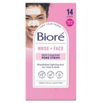 Biore Deep Cleansing Blackhead Remover Nose Strips and Face Pore Strips Combo, Pack of 14