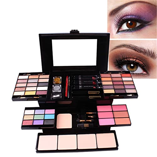 FantasyDay All-in-one Makeup Set Gift Surprise | Full Makeup Kit for Women Multipurpose Essential Starter Bundle Include Eyeshadow Palette Lipsti