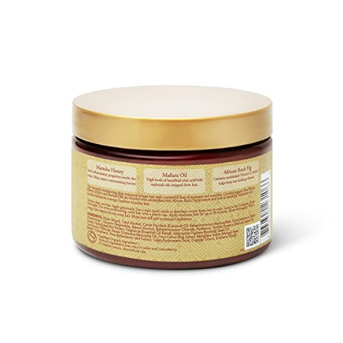 SheaMoisture Manuka Honey & Marfura Oil Hydration Intensive Masque Hair Treatment, 12 Fl Oz