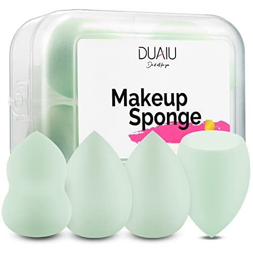 Makeup Sponge Beauty Blenders DUAIU 4 pcs Gradient Beauty Blender Foundation Sponges Set Concealer Sponge Applicator Sponges