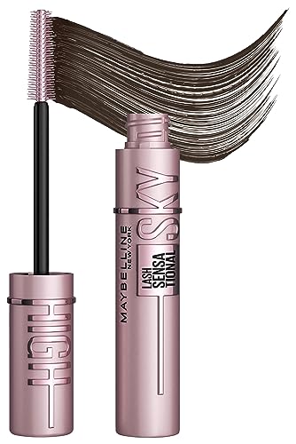 Maybelline New York lash Sensational Sky High Mascara, Volumising And lengthening, Washable Flake Free Formula, Infused With Bamboo Extract And F
