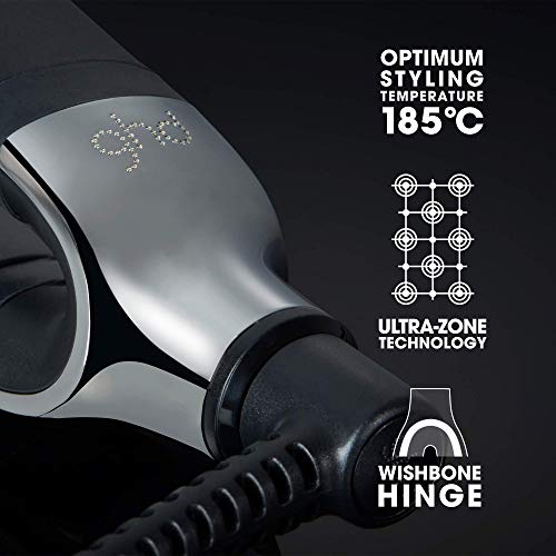 ghd Platinum+ Styler - Professional Smart Hair Straighteners, Wishbone Hinge, Ultra Gloss Plates