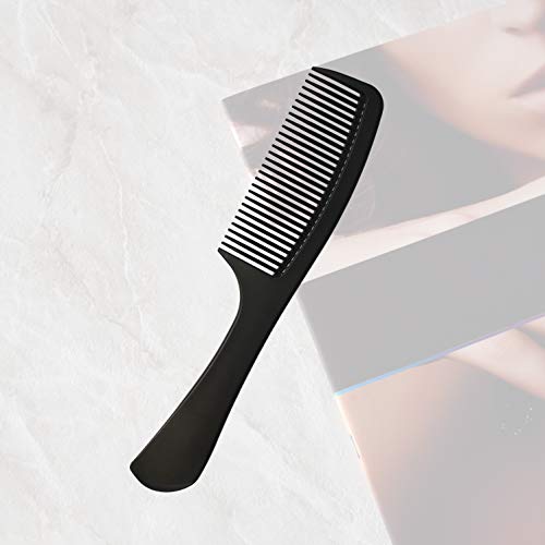 Hair Comb - a Professional Black Carbon Fibre Detangling Hair Comb by Tongtletech, Barber Comb Hairdressing Hair Styling Comb Heat Resistant Anti