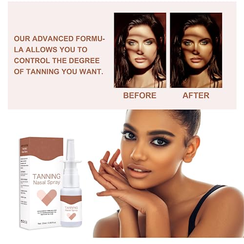 BronzeMist Tanning Nasal Spray, Self Tanning Nasal Spray,Sunless Tanning Mist,Summer Color Sunless Self Tanning Mist for All Skin Tones (1PCS)