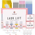 Lash Lift Kit for Perming, Curling and Lifting Eyelashes | 2022 Updated | Semi Permanent Salon Grade Supplies for Beauty Treatments | Includes Ey