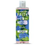 Faith In Nature Natural Blueberry Shampoo, Hydrating, Vegan & Cruelty Free, No SLS or Parabens, for All Hair Types, 400ml