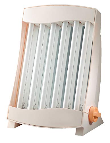 Efbe-Schott, Facial Tanning Lamp with 8 Bulbs, 150W, 2 Pairs of Protective Goggles Included, White, SC GB 838 N