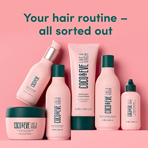 Coco & Eve Hydrating & Detangling Leave-In Conditioner. Coconut, Avocado Oil, Vitamin A & E to Nourish, De-frizz, Detangle, Minimise Breakage & S