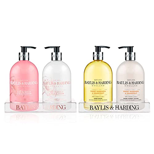 Baylis & Harding Sweet Mandarin & Grapefruit Hand Wash and Lotion Set - Vegan Friendly