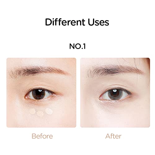 B OBLHER High Definition Concealer Set of 3 Color Three-color Concealer, High Definition Liquid Dark Circles Treatment Multi-Use Concealer, Inclu