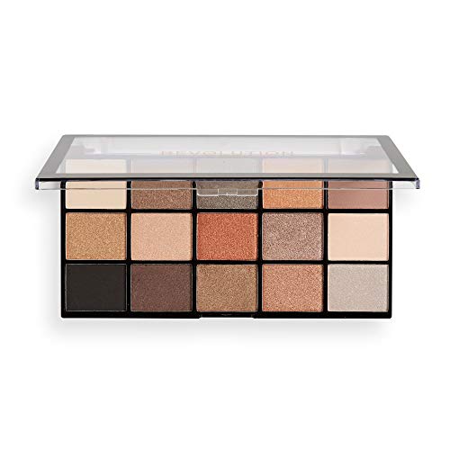 Makeup Revolution, Reloaded, Eyeshadow Palette, Highly Pigmented, Iconic 3.0, 15 Shades, Matte and Shimmer Finishes, 16.5g