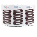 Set of 18 Snap Hair Clips barrettes Maroon Burgundy School Uniform hair barrettes Slides Sleepies Snap Bendies for Girls