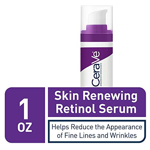 CeraVe Anti Aging Retinol Serum | Cream Serum for Smoothing Fine Lines and Skin Brightening | With Retinol, Hyaluronic Acid, Niacinamide, and Cer